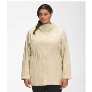 The north face city breeze rain jacket size 2X EUC